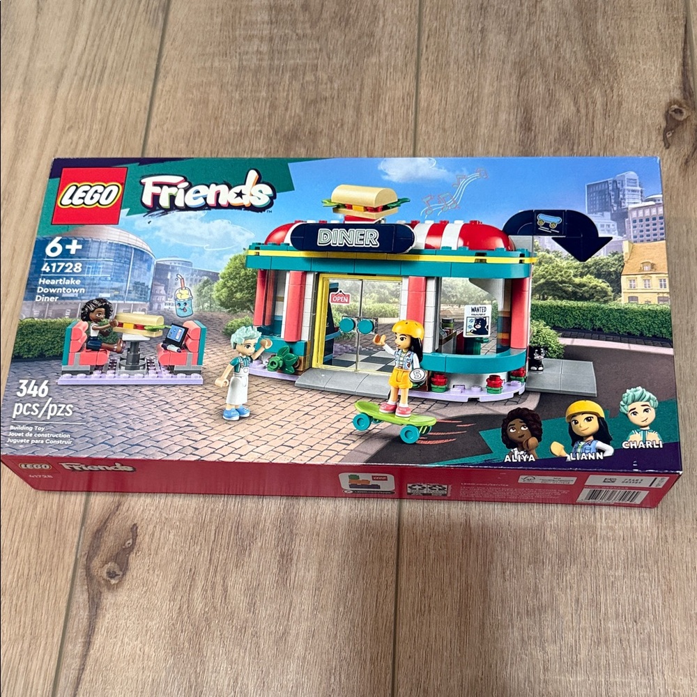 LEGO Friends Teal, Red & Yellow Heartlake Diner Playset